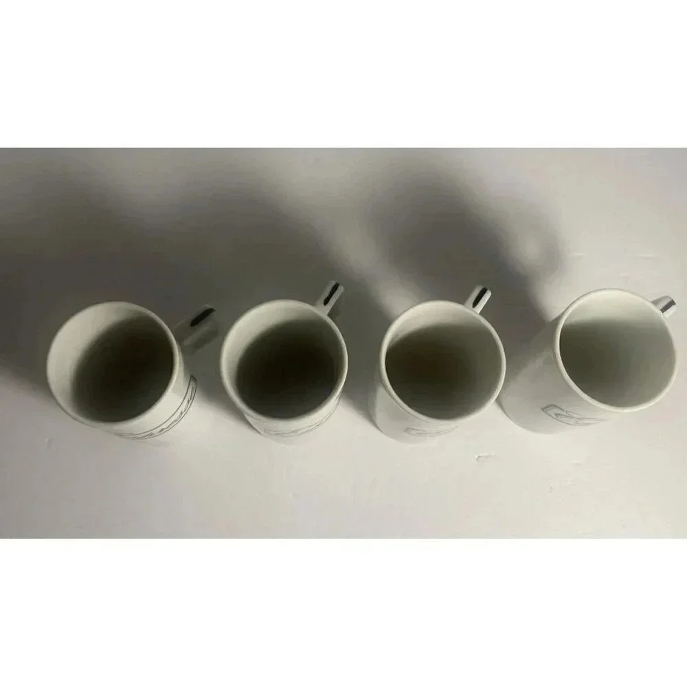 4 Style Setter Espresso Handled Cups Made in Japan 4" Excellent Condition - Picture 2 of 6